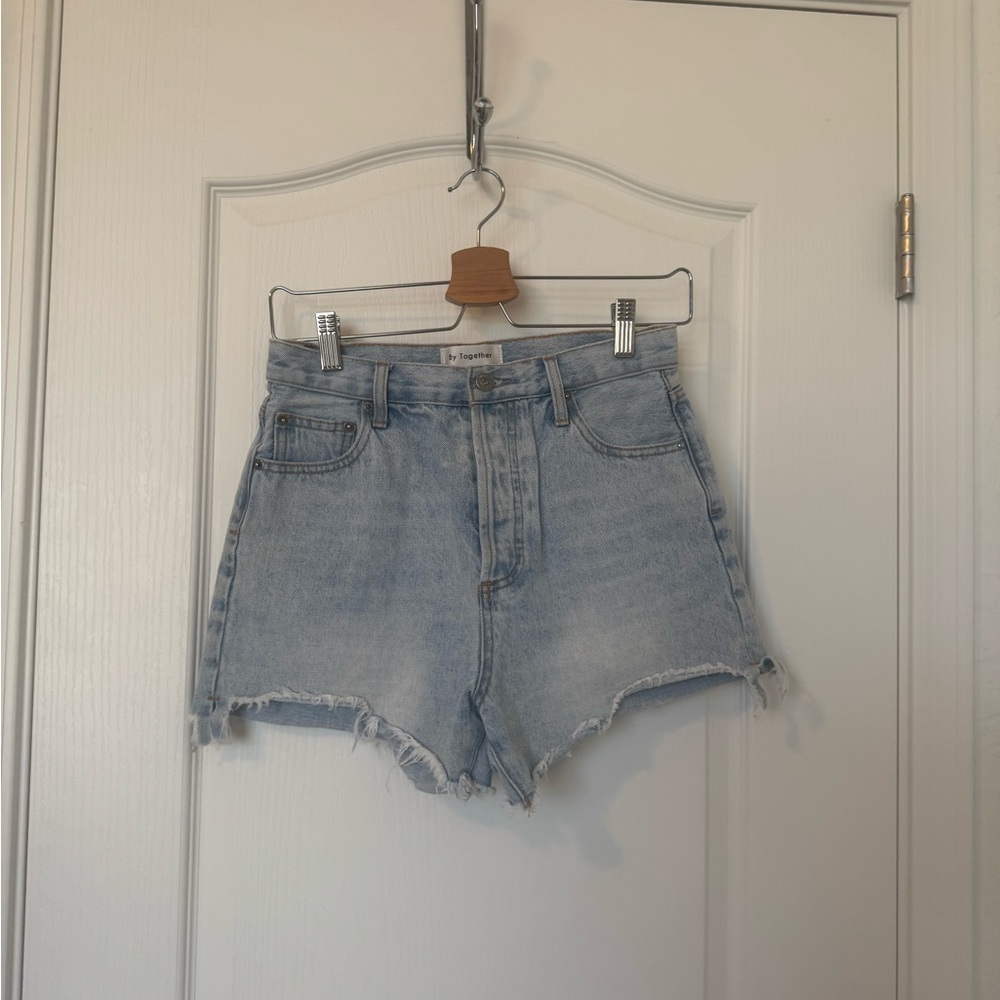 Together Light Blue Jean Shorts
